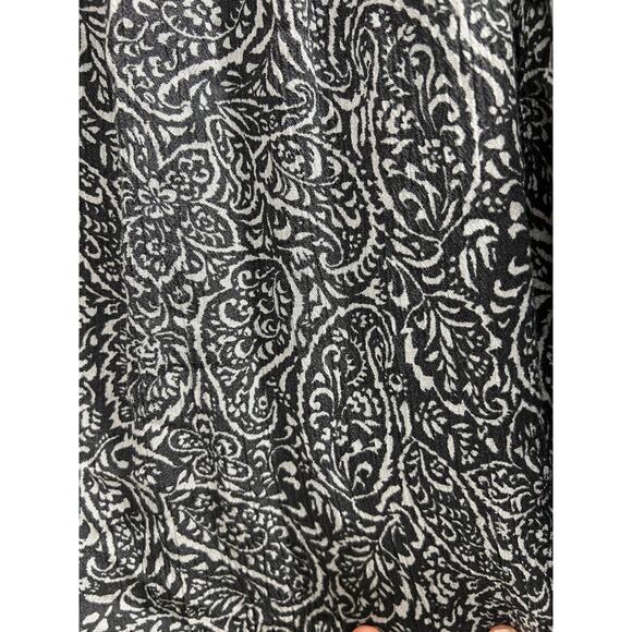 Savanna Jane Black paisley embroidered Cottagecore boho blouse plus sz 1X - Picture 8 of 9